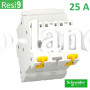Автоматический выключатель 3Р 25А, C, 6кА, Schneider Electric RESI9 (R9F12325)